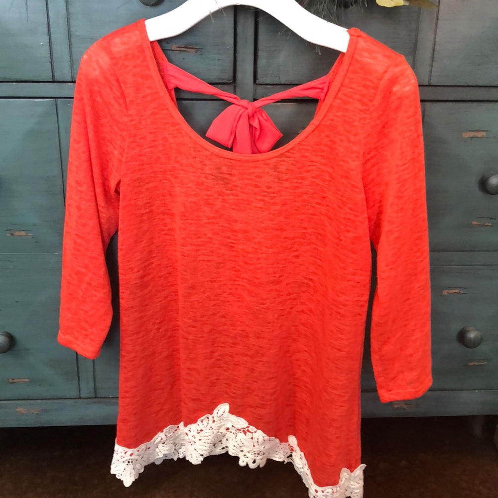 Long sleeve flowy blouse